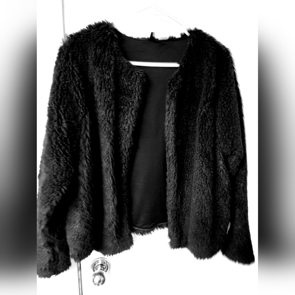 NWOT elegant black coat